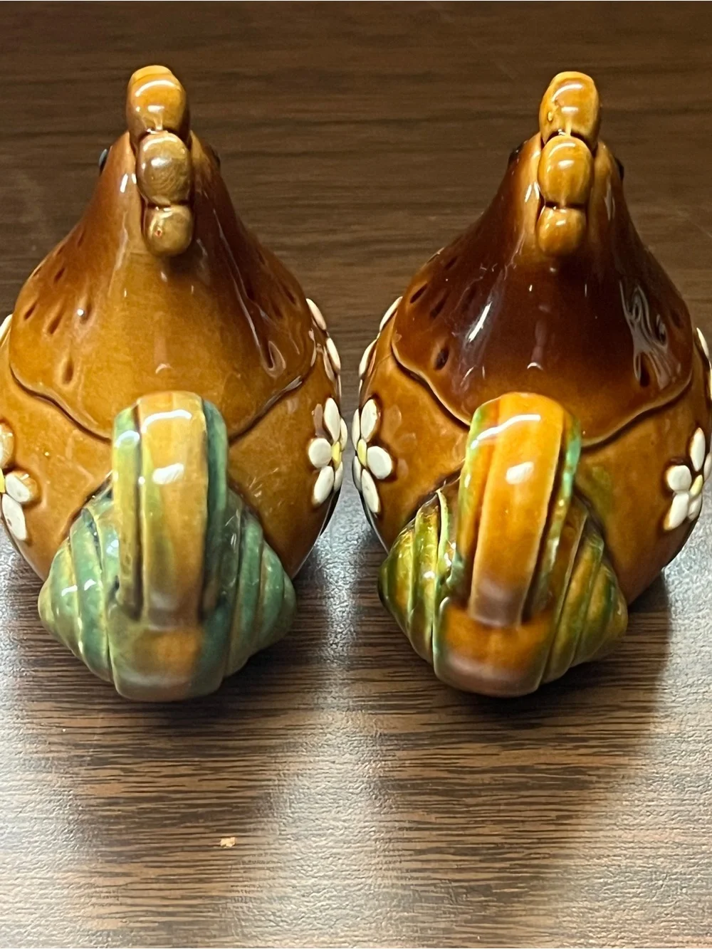 Vintage Ceramic Chicken Salt and Pepper Shakers - Made in Japan